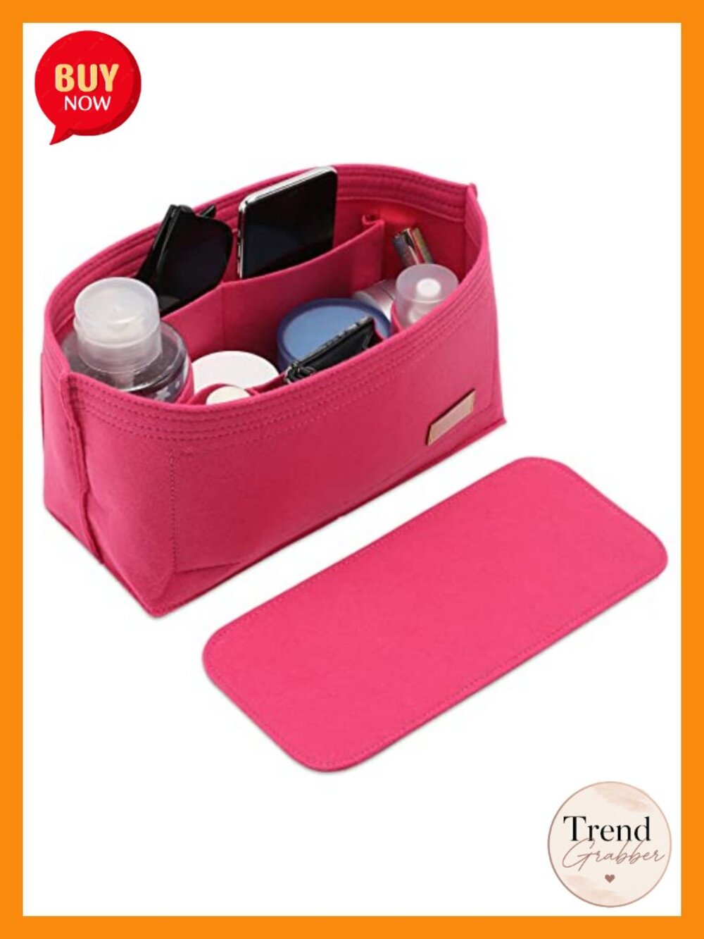 Felt Purse Organizer Insert & Base Shaper Set for Handbags Tote Bag Liner